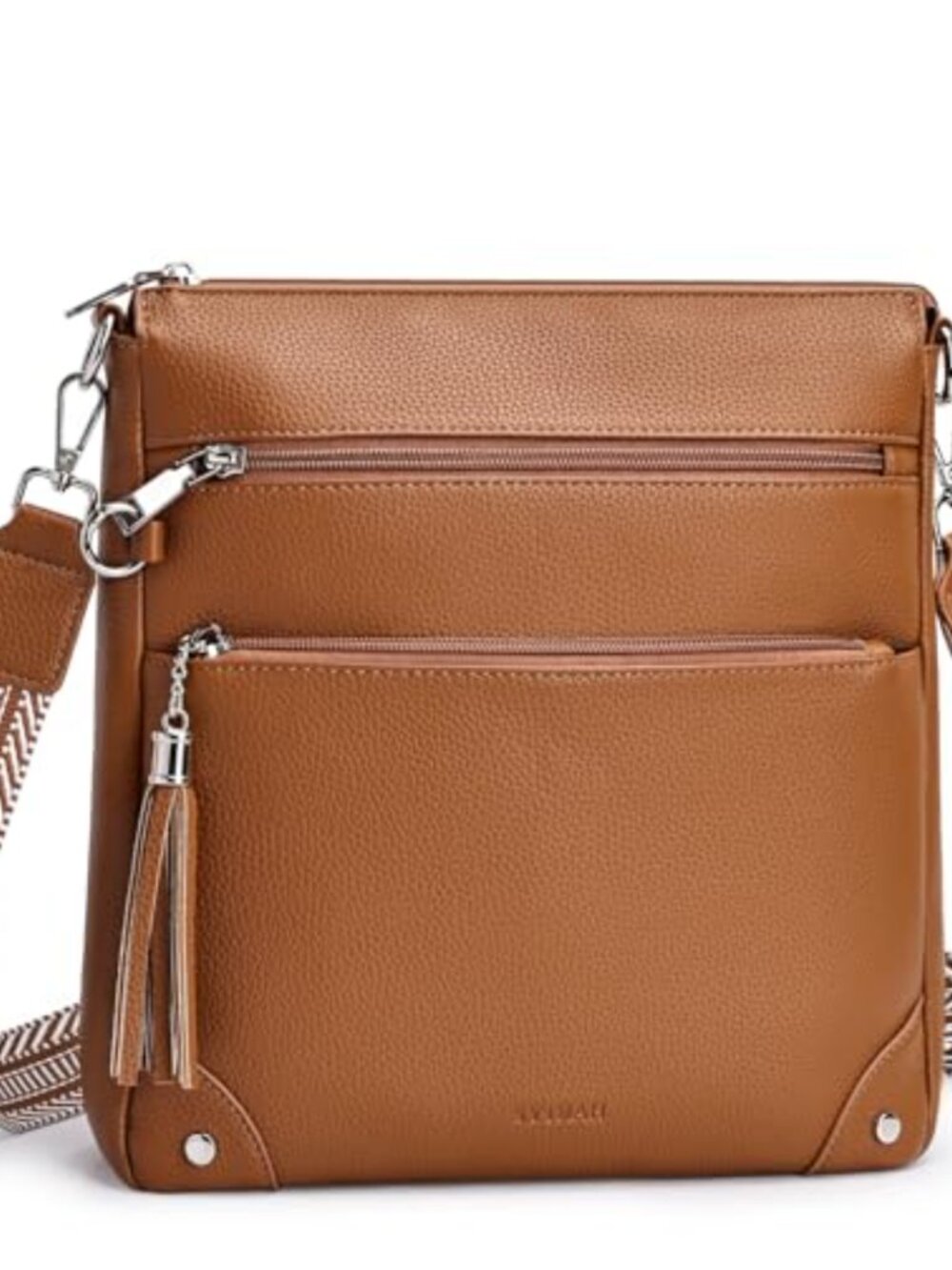 Anti Theft Crossbody Purse RFID Blocking Vegan Leather Built-in Wallet